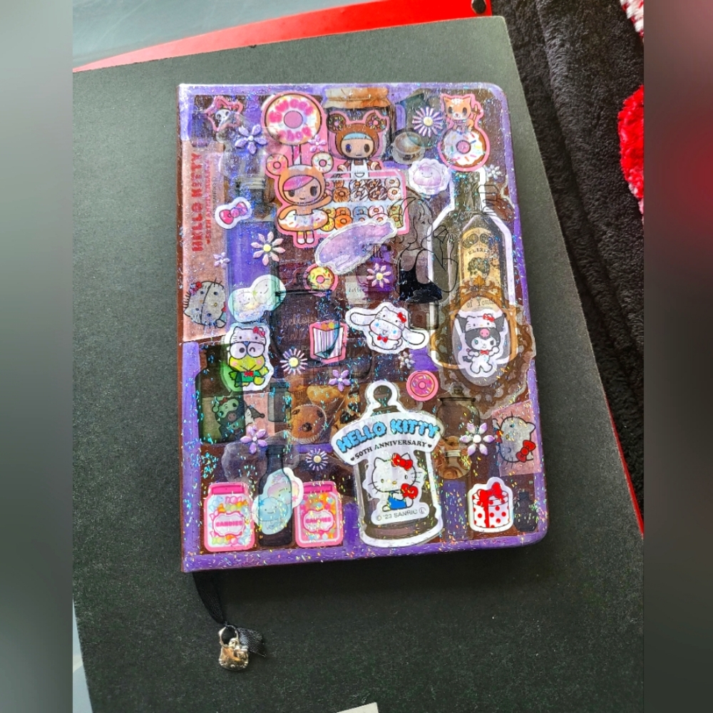 HELLO KITTY 50TH ANNIVERSARY SANRIO X Tokidoki Hand Decorated Journal Diary